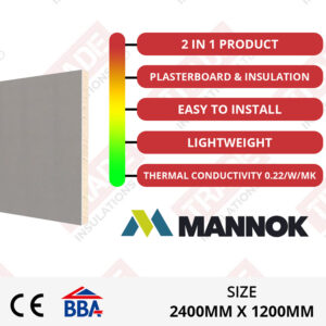 mannok insulated plasterboards